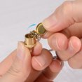 thumbnail image 3 of Unique Bargains M6x1 Male Thread Copper Spring Grease Oil Cup Cap 4Pack, 3 of 5