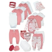 Honest Baby Clothing Baby Boy or Girl Gender Neutral Organic Cotton Over the Top Gift Set, 24 Piece (Newborn-6 Months)