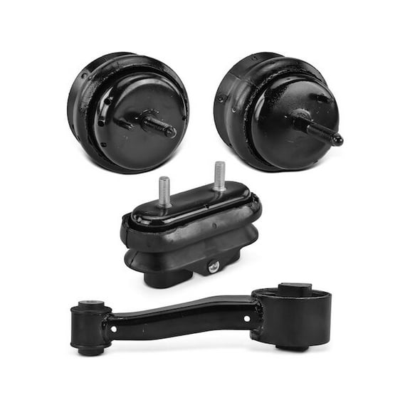 Engine Mount and Transmission Mount Kit 4 - Compatible with 2006 - 2008 Buick Lucerne 3.8L V6 - Autopart Premium