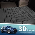 thumbnail image 2 of Unique Bargains Flat Face Cargo Liner Rear Trunk Mat Trunk Cargo Luggage Boot Tray Mat Vertical Stripes Pattern for Honda HR-V HRV 2023-2025 Anti-Slip, 2 of 7