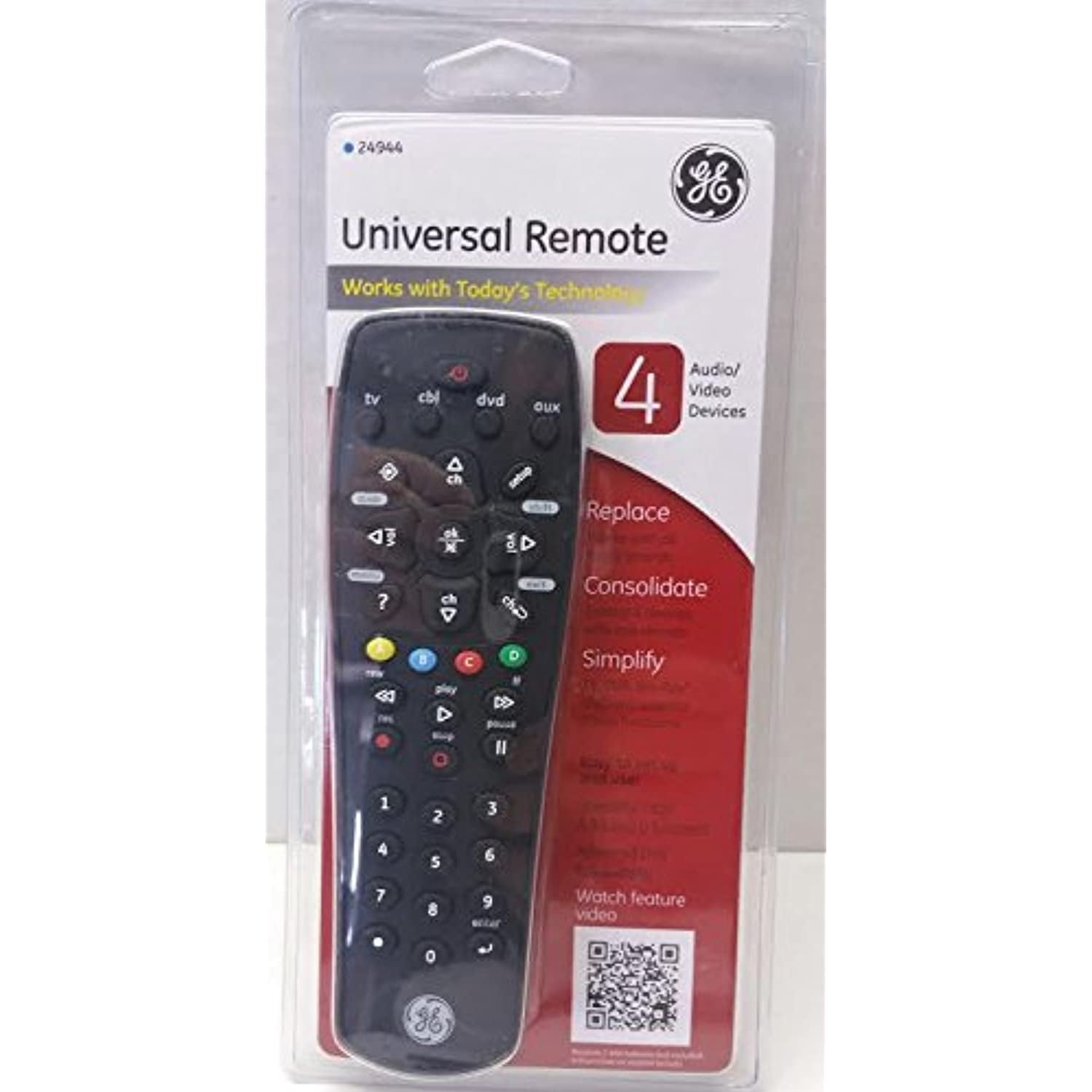 Ge 4 Device Universal Remote