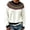 White#2, variant on Women's Sweater Geometric Print Toggle Button Crewneck Long Sleeve Knit Casual Fall Winter Top