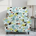 thumbnail image 2 of HELLHERO Ink Splash Print Recliner Sofa Cover 1 Seater Reclining Chair Covers, Recliner Sofa Slipcovers Breathable Dust-proof Lazyboy Covers Slipcover, 2 of 8