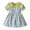 Blue, variant on QTOCIO Toddler Girls Dresses, Baby Girl Clothes, Girl's Sleeveless Printed Dress Fashionable and Cute Princess Dress, Sky Blue, 1 Years