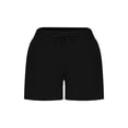 thumbnail image 4 of StSilkitty 2 Pack Women's Sweat Shorts Mid Waist Drawstring Elastic Shorts Summer Lightweight Athletic Short with Pockets, 4 of 8