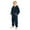 Navy, variant on Blekii Kids Unisex Fleece Jumpsuit Fuzzy, Kids Unisex Fleece Jumpsuit, Fuzzy Cute Hooded Toddler Winter Warm Playsuit, One-Piece for Boys Girls Cute Hooded Toddler Playsuit Winter Play, Outdoor