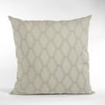 thumbnail image 5 of Plutus Wheat Diamond Shiny Fabric With Embroydery Luxury Throw Pillow - Double sided 20" x 20", 5 of 5