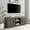 Graywash, variant on Crosley Furniture Gordon Modern Wood TV stand for TVs up to 58" in Black