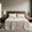 Linen, variant on Linen Sheets Set 4 count - Washed Linen Bedding Set with 16" Deep Pocket Fitted Sheet, Flat Sheet & 2 Pillowcases, Breathable Durable for Seasons (Dusty Blue, )