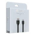 thumbnail image 2 of Cable Carga y Datos V8 micro USB 2m 1Hora 1Hora CAB245, 2 of 3