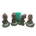 thumbnail image 4 of Riguas Fondant Mould 3D Buddha Shape Reusable High/Low Temperature Resistance Silicone Soap Candle Baking Mold for Kitchen, 4 of 8