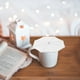 thumbnail image 2 of Umbrella Shape Stop Leak Mug Lid Mug Lid Umbrella Shape Sealable Mug Lid 5pc, 2 of 3