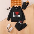 thumbnail image 2 of Karoyedx Girls Outfit Girls 2 Piece Outfit Hoodies & Flares Treen Girls Fall Winter Clothing Set 2026 Black Size,4-5 Years, 2 of 4
