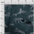 thumbnail image 2 of oneOone Cotton Poplin Twill Blue Fabric Animal Craft Projects Decor Fabric Printed By The Yard 56 Inch Wide, 2 of 4