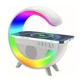 thumbnail image 1 of Cargador inalámbrico, lámpara, altavoz, mesa inteligente RGB, marca G, 1 of 6