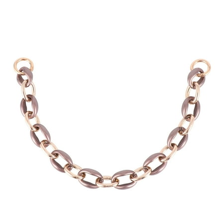 

DIY Short Alloy Chain Bag Purse Handle Strap Replacement (Coffee)