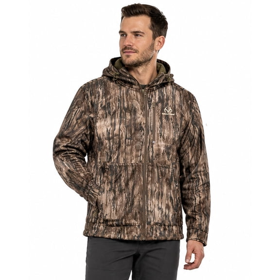 Realtree Hunting Hoodie Jacket for Men and Women - Legacy Camo High Pile Pullover | Size M