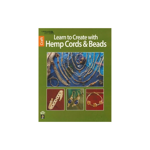 Leisure Arts Learn To Create with Hemp Cords and Beads Crafting Book