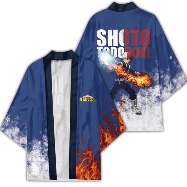 Anime My Hero Academia Kimono Cosplay Midoriya Izuku Asui Tsuyu All·Might Bakugou Katsuki Traje Abrigo Camisa Capa Adulto