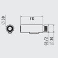 thumbnail image 4 of Pull Out Spray Shower Head Setting Kitchen Spare Replacement Tap Sprayer, 4 of 11