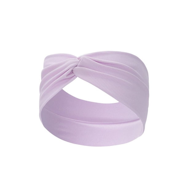 Greeniant Diadema elástica gimnasio ejercicio banda para el cabello entrenamiento Yoga deportes banda para el sudor playa vacaciones sombreros de oficina Uniforme atlético Violeta Greeniant OD022350-02B