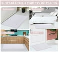 thumbnail image 5 of Home Weavers Inc Home Weavers Casual Elegence Bathmat Absorbent Cotton Machine Washable, Reversible Bath Rug White 17"x24", 5 of 5
