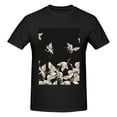 thumbnail image 4 of Bingfone Japanese White Crane Men'S Loose Fit Short-Sleeve Pocket T-Shirt, 4 of 7