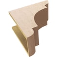 thumbnail image 6 of 8"W x 16"D x 16"H Classic New Brighton Rough Cedar Woodgrain TimberThane Corbel, Primed Tan, 6 of 6