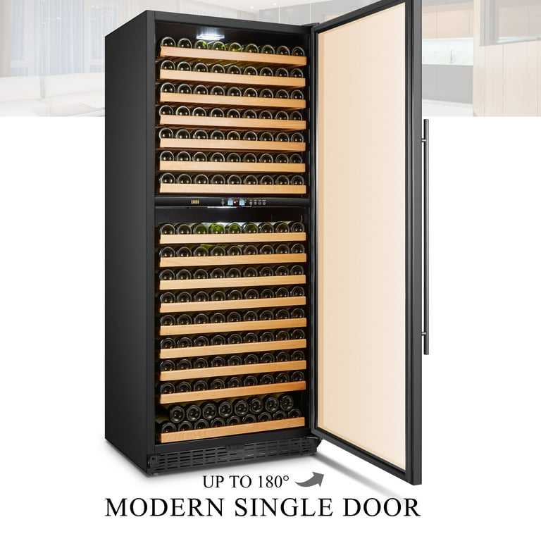 Lanbo 287 Bottle Dual Zone Wine Refrigerator - Large Capacity