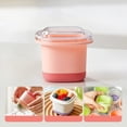 thumbnail image 3 of Large Square With Lid Reusable 2.76x2.76x2.4 Inch Silicone Suitable For And Foods Easy To Demold Tray with Lip for Dogs round Containers Tray Kitchen Cubes Metal Ice Initial We Are Going to Need More, 3 of 3