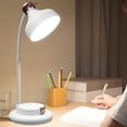 thumbnail image 4 of Cordless Table Lamps USB Rechargeable Simplicity Desk Lamp Built-in 4600 mAh Battery LED Battery Operated lamp with Touch Control Table lamp - Bedroom/Desk/Reading/Patio(White), 4 of 7