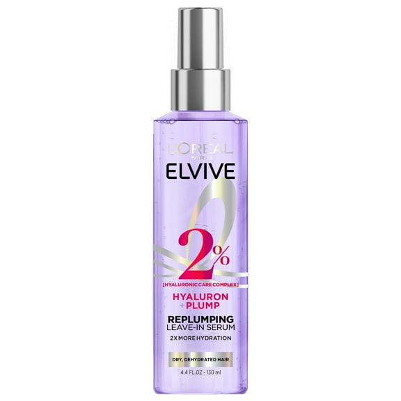 L'Oreal Paris Elvive Hyaluron Plump Moisturizing Leave-In Hair Spray, 4.4 fl oz