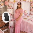 thumbnail image 2 of LinenLoon Seamless Maternity Shapewear. Mid-Thigh Underwear - Pregnancy Must Have, 2 of 5