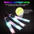 thumbnail image 4 of Blue 2 Pack Led School Bag Flashing Lights Reflector Lights With Colorful Light Usb Rechargeable Reflector Light For Jogging Hiking Running, 4 of 5