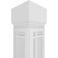 thumbnail image 4 of Ekena Millwork 12"W x 9'H Craftsman Classic Square Non-Tapered San Juan Capistrano Fretwork Column w/ Mission Capital & Mission Base, 4 of 8