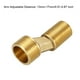 thumbnail image 4 of Repuestos de adaptador de baño de brazo oscilante ajustable G1/2-G3/4 de grifo de bañera de latón sólido de Unique Bargains, 4 of 4
