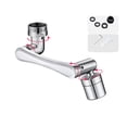 thumbnail image 1 of Universal Rotating Faucet Extender 1080 ° Robotic Arm Swivel Extension Faucet Aerator Splash Filter Faucet Bathroom Basin Kitchen Tap Nozzle ,Water Saving, 1 of 7