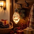 thumbnail image 6 of Qwtwty Glowing Christmas Ornaments Christmas Tree Hanging Decoration, Shatterproof Mini Hanging Pendants for Xmas Tree Fireplace Holiday Decor, 6 of 6