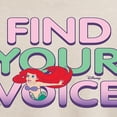 thumbnail image 3 of Disney The Little Mermaid - Find Your Voice - Women's Oversized T-Shirt, 3 of 5