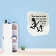 thumbnail image 2 of Most Noble Thing A Toy Can Do Being there for a child Quote watercolor Vinyl Art Wall Art Sticker Designs Vinyl Stickers For Home House Walls Rooms Windows Bedroom Decoration Size (28x28 inch), 2 of 3