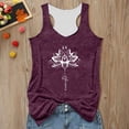 thumbnail image 2 of RMGVDSD Tank Tops For Women Sleeveless Summer Tops Printed Fashion Lightweight Casual T Shirts Beach Vacation Spring Racerback Tank Top Temperament Shirts, 2 of 3