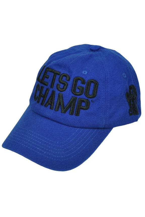 Lets Go Champ Shannon Briggs Cannon Boxer Blue Black Hat Cap Relaxed Adjustable