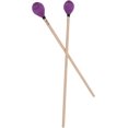 thumbnail image 2 of HUGFEGWE Keyboard Marimba Mallets, 1 Pair Soft Playing Yarn Head Mallet Replacement Comfortable with Maple Handle for Beginner for Percussion Instruments(Purple) CJB91-45895, 2 of 9