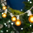 thumbnail image 6 of Novelty Lights 25 Feet Yellow G40 Globe Outdoor Patio String Lights, White Wire, 6 of 6