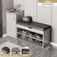 thumbnail image 1 of Zapatero creativo de diseño moderno, organizador de almacenamiento, Armario de madera, sala de estar, Banco de entrada, Armario Zapatero, muebles de pasillo, 1 of 4