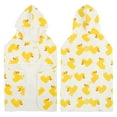 thumbnail image 6 of HDE Dog Bathrobe Drying Towel with Hood for Large Dogs White Rubber Ducks XXL, 6 of 7