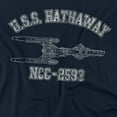 thumbnail image 2 of Star Trek T-Shirt Hathaway Athletic Unisex Graphic Tee for Men & Women, 2 of 7