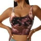 thumbnail image 1 of Balery Cute Cloud Panda Sujetadores deportivos con espalda cruzada para mujer, acolchados, sin costuras, de alto impacto, ideales para yoga, gimnasio, entrenamiento y fitness.-Large, 1 of 8