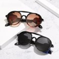 thumbnail image 4 of Gafas de sol de moda punk con doble haz, gafas de personalidad retro con forma de rana, 4 of 5