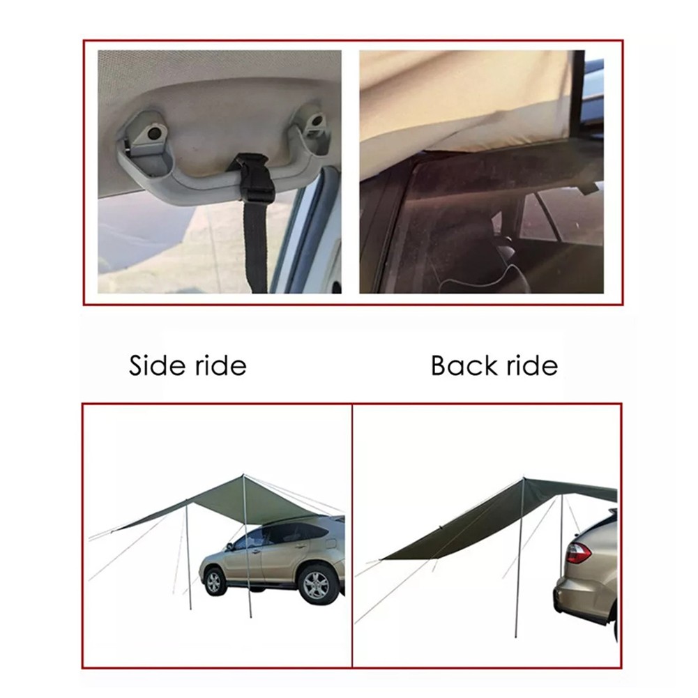 Car Side Awning Rooftop Tent Waterproof Side Tent For Outdoor Camping 300*150cm